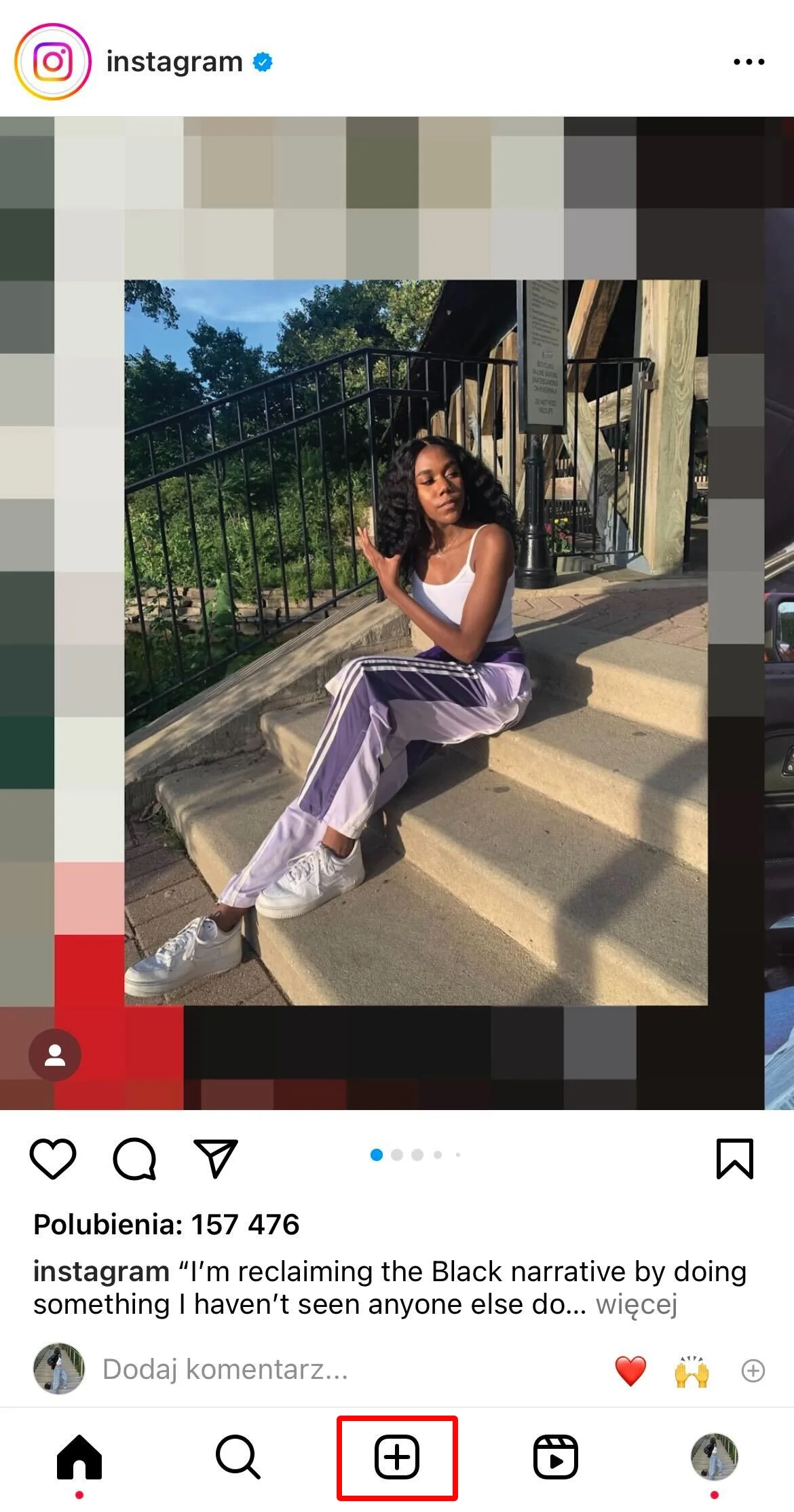 jak dodać wiele zdjeć z poście Instagram aplikacja