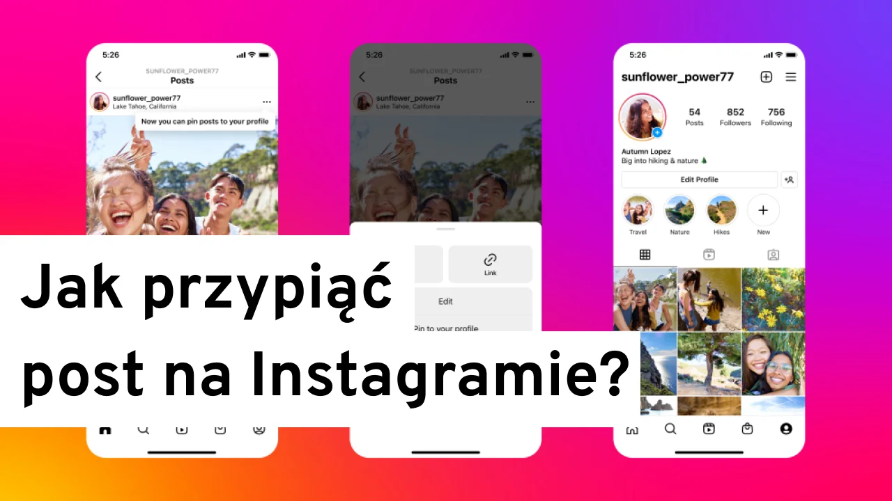 Jak przypiąć post na Instagramie
