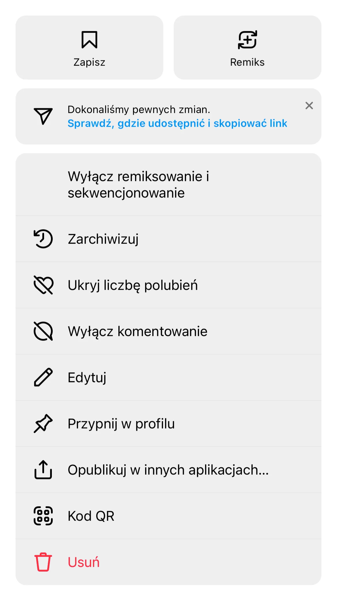 Jak ukryć lajki na Instagramie z poziomu aplikacji