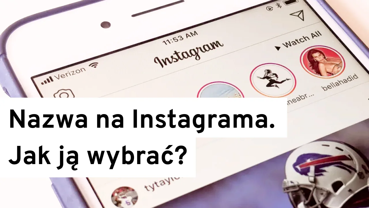 Nazwa na Instagrama
