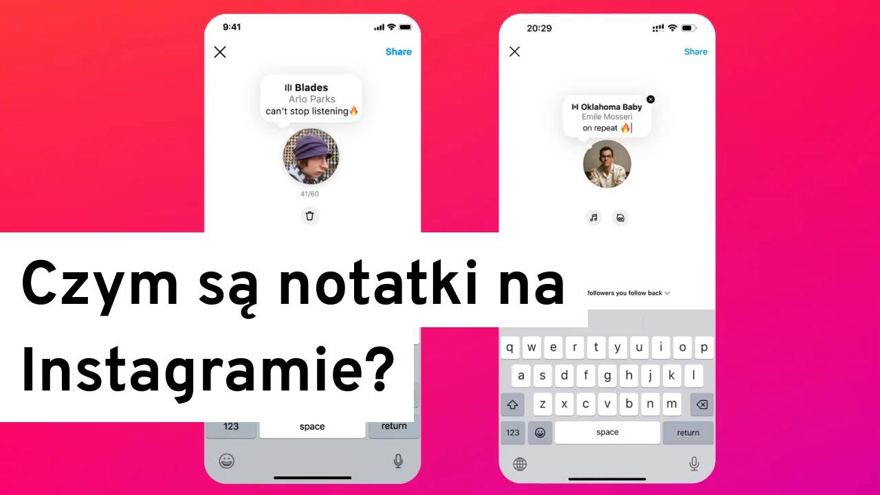 Notatki na Instagramie